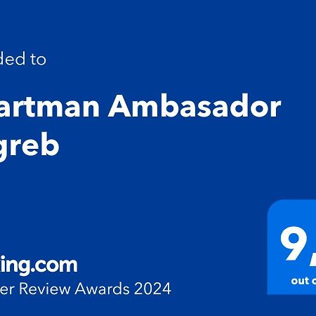 Apartman Ambasador Zagreb Buitenkant foto