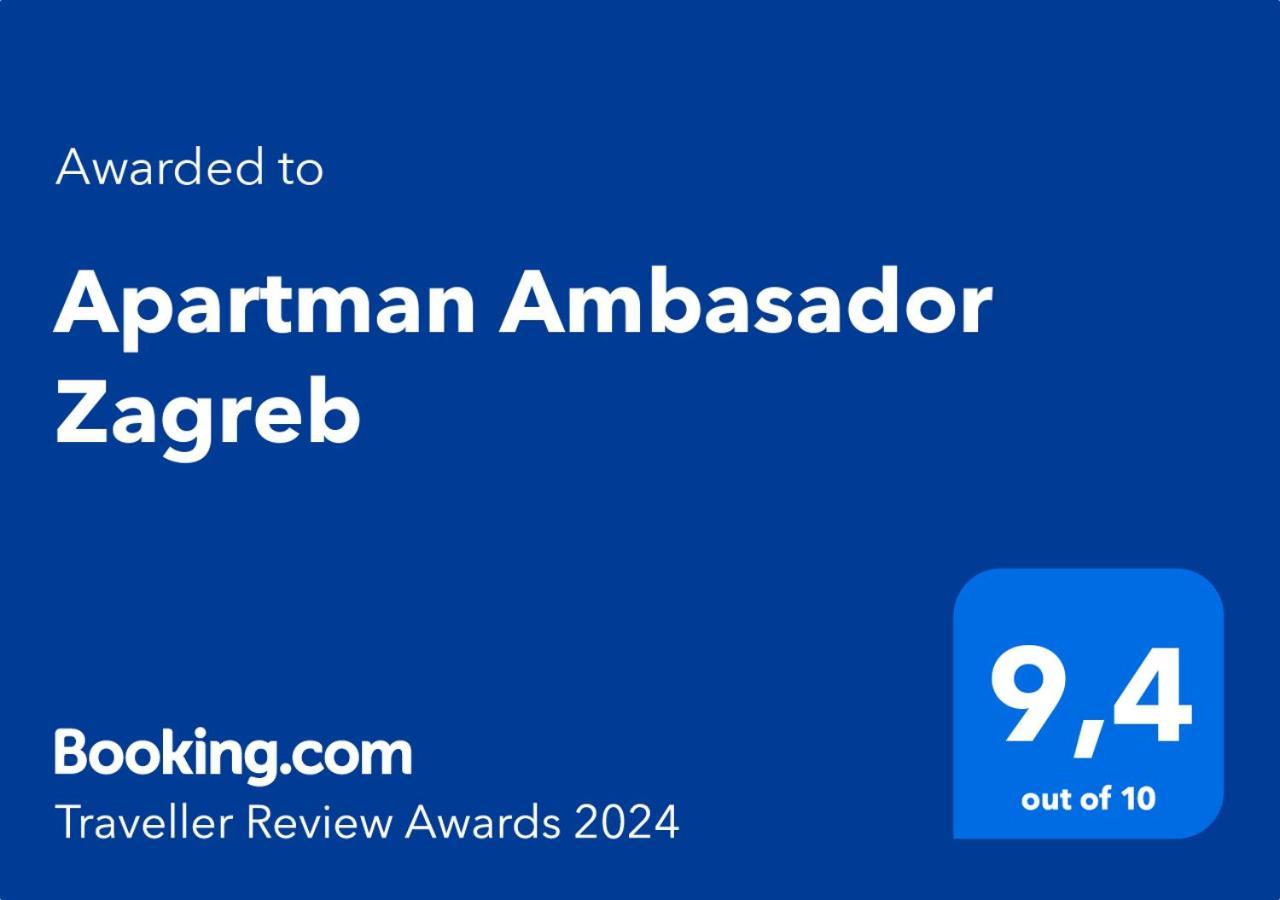 Apartman Ambasador Zagreb Buitenkant foto